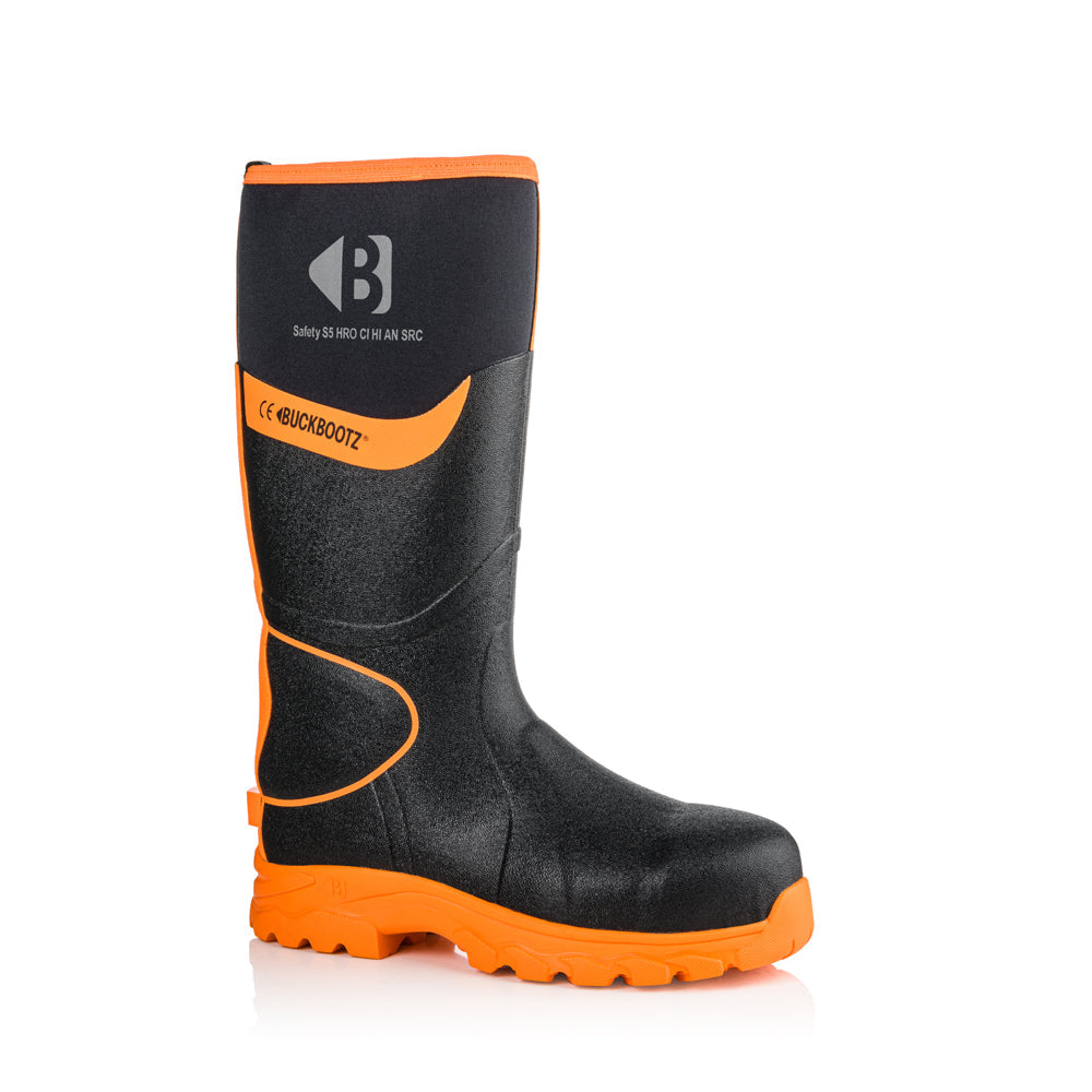 Buckler BBZ8000 S5 360° High Visibility Neoprene / Rubber Safety Wellington  Boot with Ankle Protection