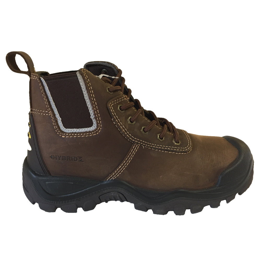 Buckler BHYB1 Hybridz Safety Lace/Dealer Work Boot - Honey / Black - Premium SAFETY BOOTS from Buckler - Just £44.99! Shop now at workboots-online.co.uk