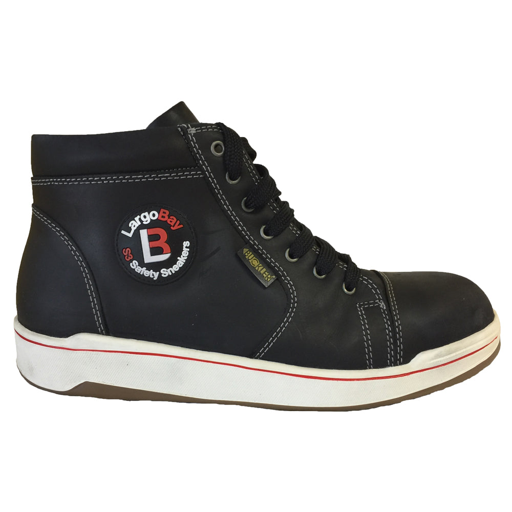 Buckler Victory Black Safety Hi-Top Trainer Boot - Premium SAFETY TRAINERS from Buckler - Just £43.99! Shop now at workboots-online.co.uk