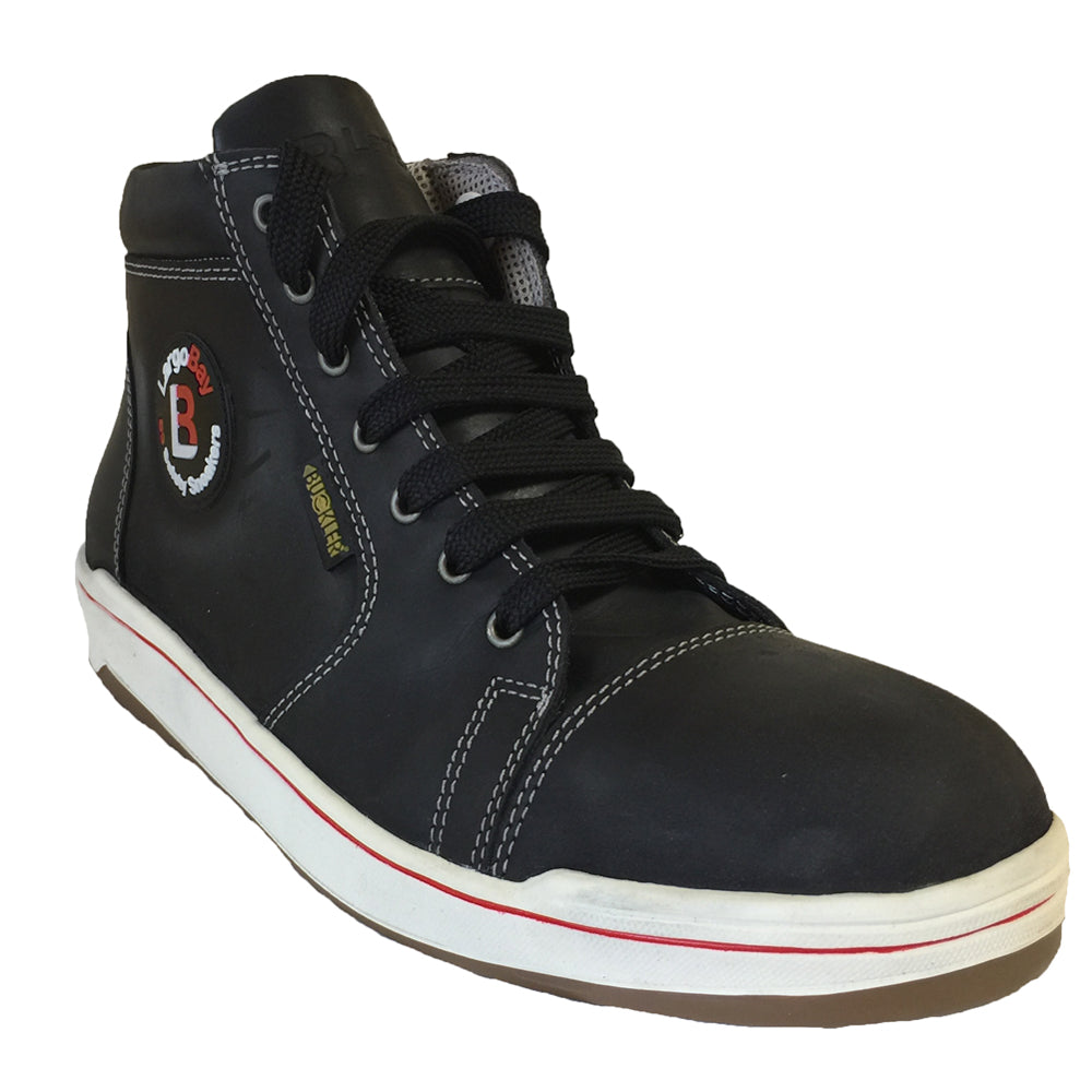 Buckler Victory Black Safety Hi-Top Trainer Boot - Premium SAFETY TRAINERS from Buckler - Just £43.99! Shop now at workboots-online.co.uk