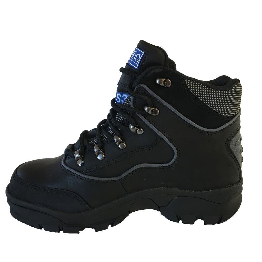 Buckler Workit Steel Toe Safety S3 HRO Waterproof Leather Hiker Boots WK002WPBK - Premium SAFETY HIKER BOOTS from Buckler - Just £44.99! Shop now at workboots-online.co.uk