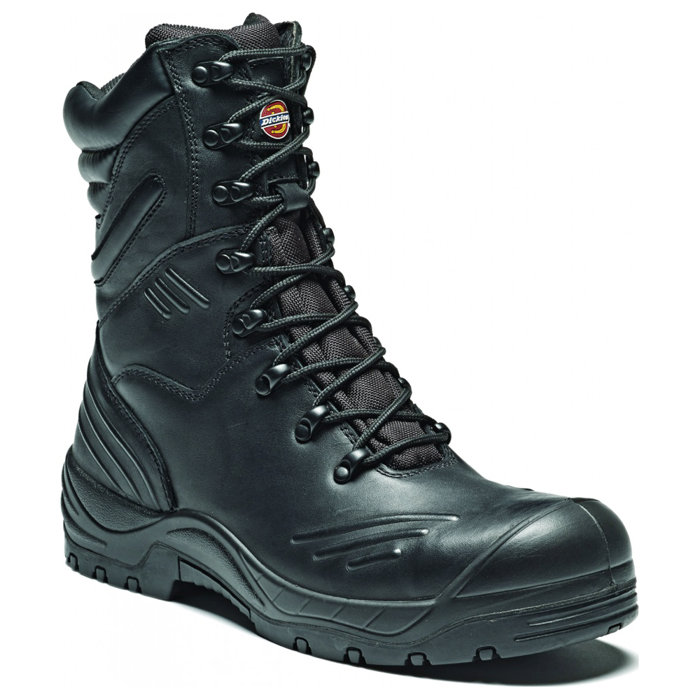 Dickies Detroit Safety Work Boot, Black Leather - Premium SAFETY BOOTS from Dickies - Just £89.99! Shop now at workboots-online.co.uk
