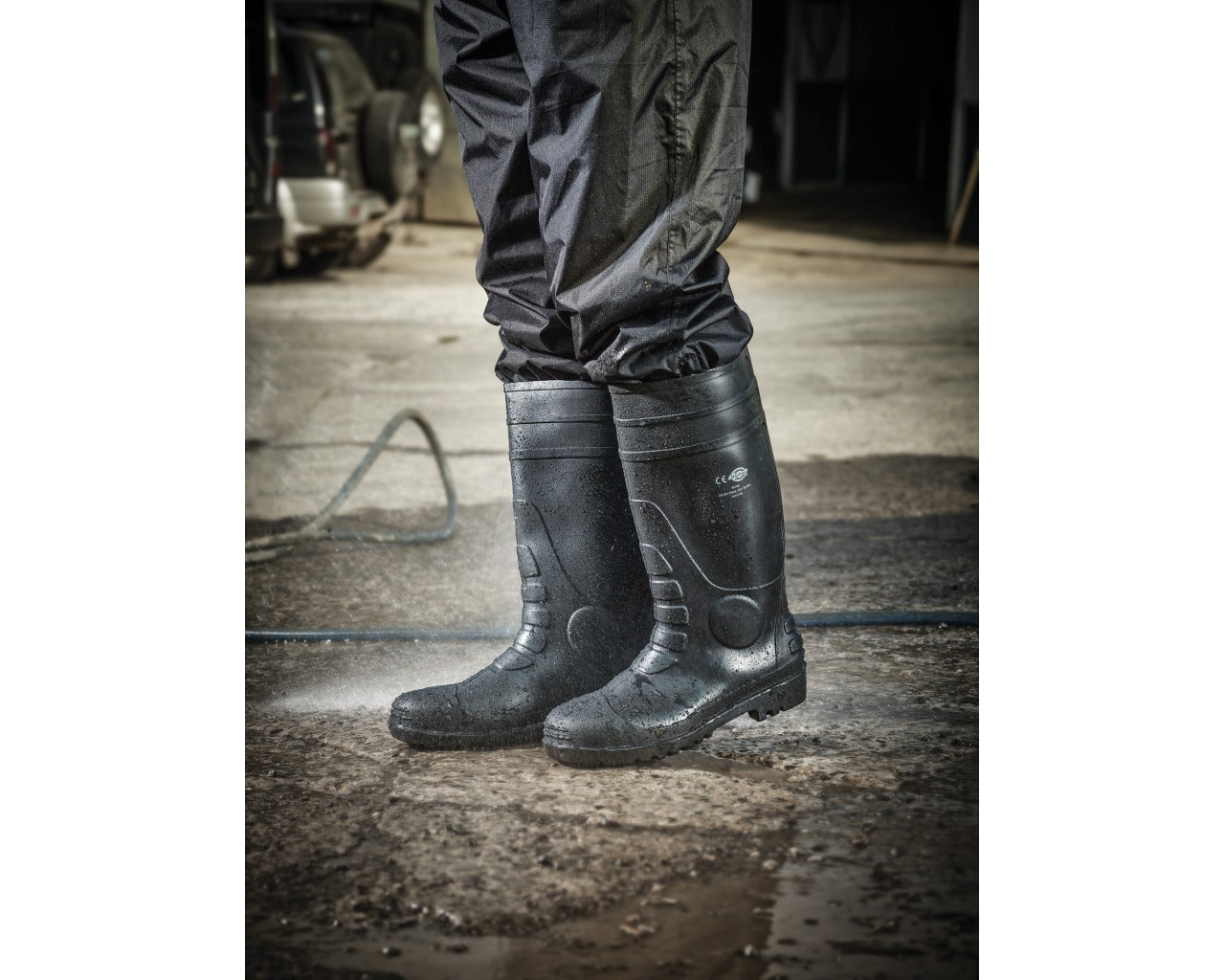 Dickies FW13105 Steel Toe Safety Wellington Boot - Premium WELLINGTON BOOTS from Dickies - Just £19.16! Shop now at workboots-online.co.uk