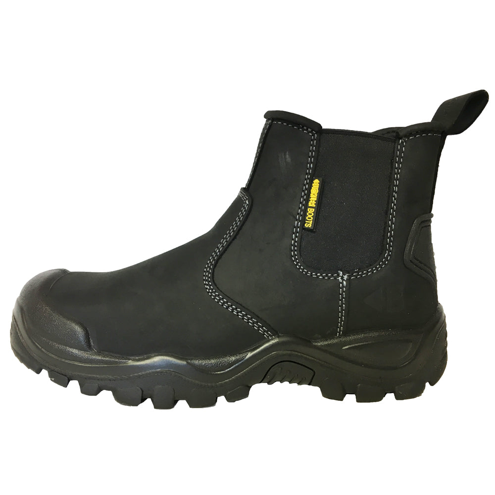 Buckler BSH006BK Safety Dealer Work Boots Black (Sizes 6-12) Men's Steel Toe Cap - Premium SAFETY BOOTS from Buckler - Just £46.99! Shop now at workboots-online.co.uk