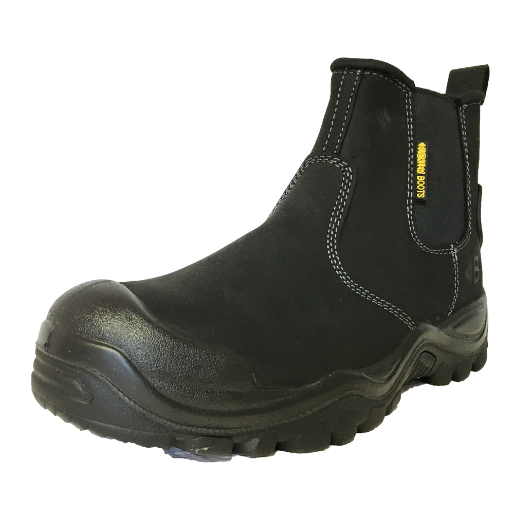 Buckler BSH006BK Safety Dealer Work Boots Black (Sizes 6-12) Men's Steel Toe Cap - Premium SAFETY BOOTS from Buckler - Just £46.99! Shop now at workboots-online.co.uk