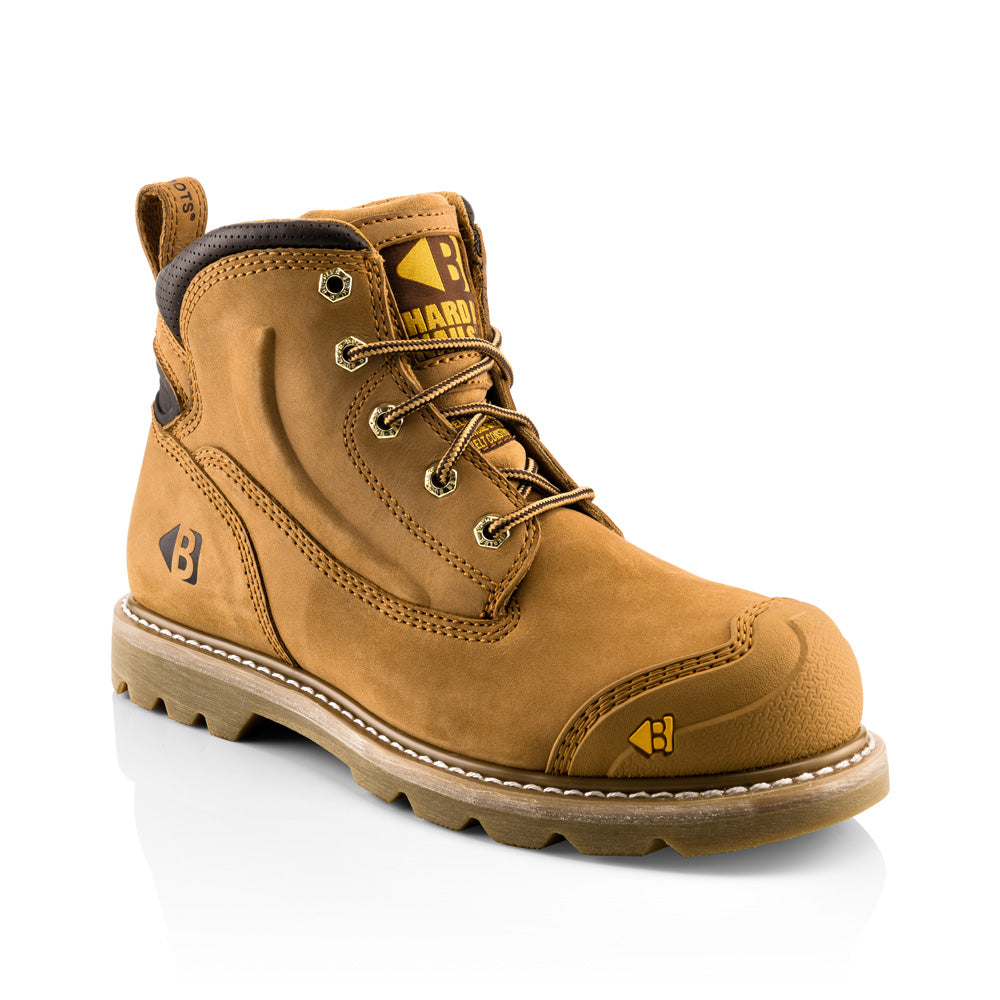 Buckler B650 SB P HRO SRC Honey Goodyear Welted Safety Lace Boot - Premium SAFETY BOOTS from Buckler - Just £90.84! Shop now at workboots-online.co.uk