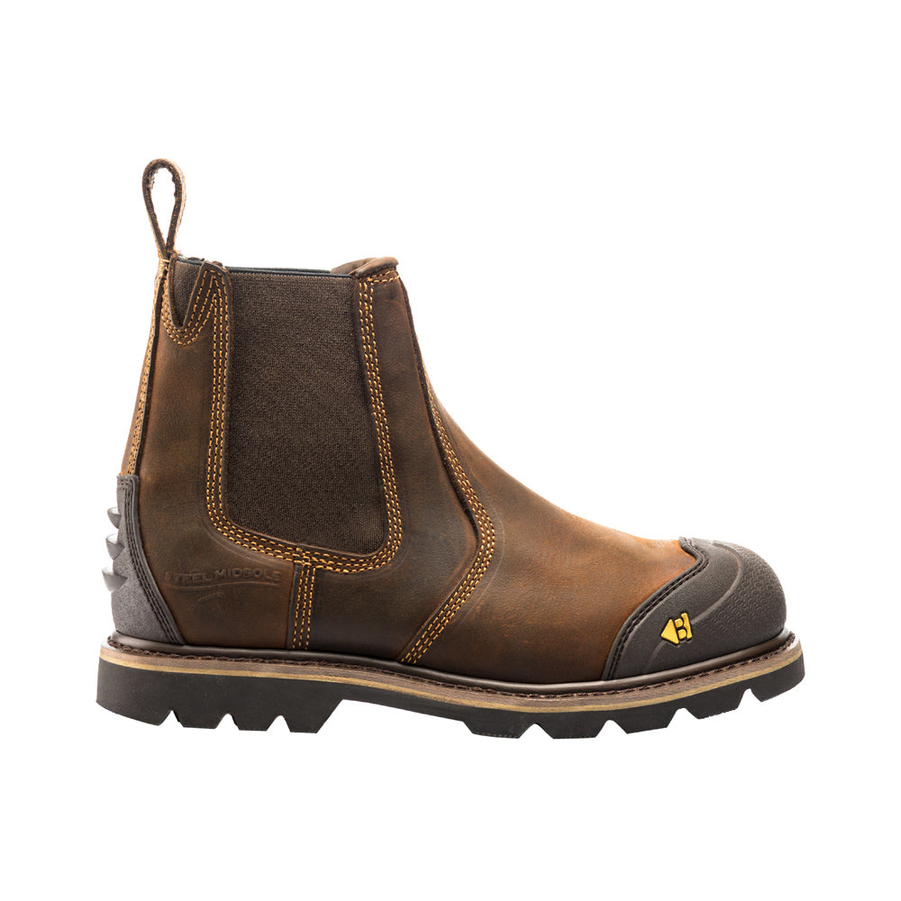 Buckler B1990 SB P HRO SRC Dark Brown Goodyear Welted Safety Dealer Boot - Premium SAFETY BOOTS from Buckler - Just £89.40! Shop now at workboots-online.co.uk