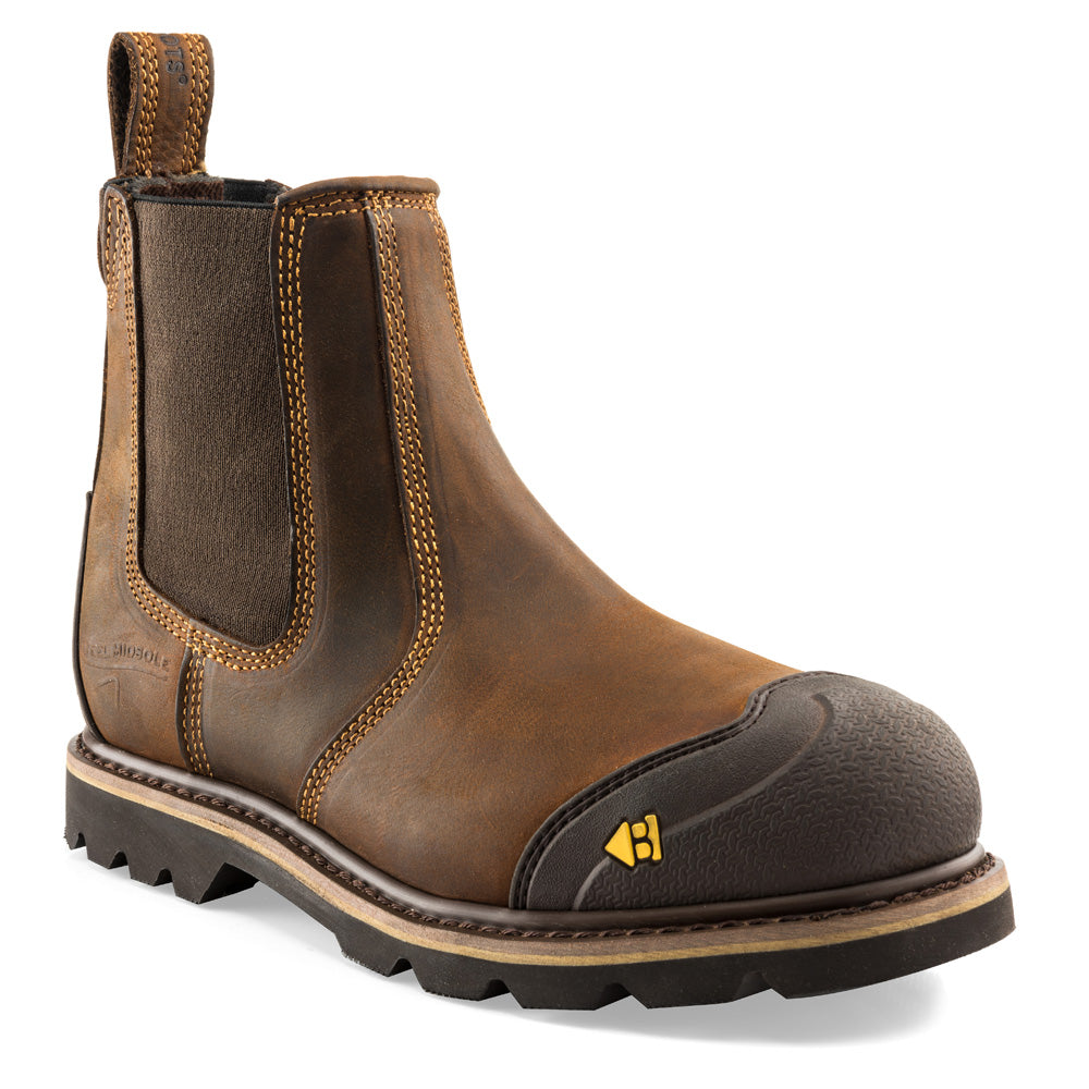 Buckler B1990 SB P HRO SRC Dark Brown Goodyear Welted Safety Dealer Boot - Premium SAFETY BOOTS from Buckler - Just £89.40! Shop now at workboots-online.co.uk