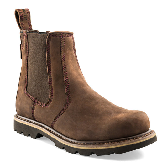 Buckler B1400 Chocolate Oil Leather Goodyear Welted Non-Safety Dealer Boot - Premium NON-SAFETY from Buckler - Just £91.72! Shop now at workboots-online.co.uk