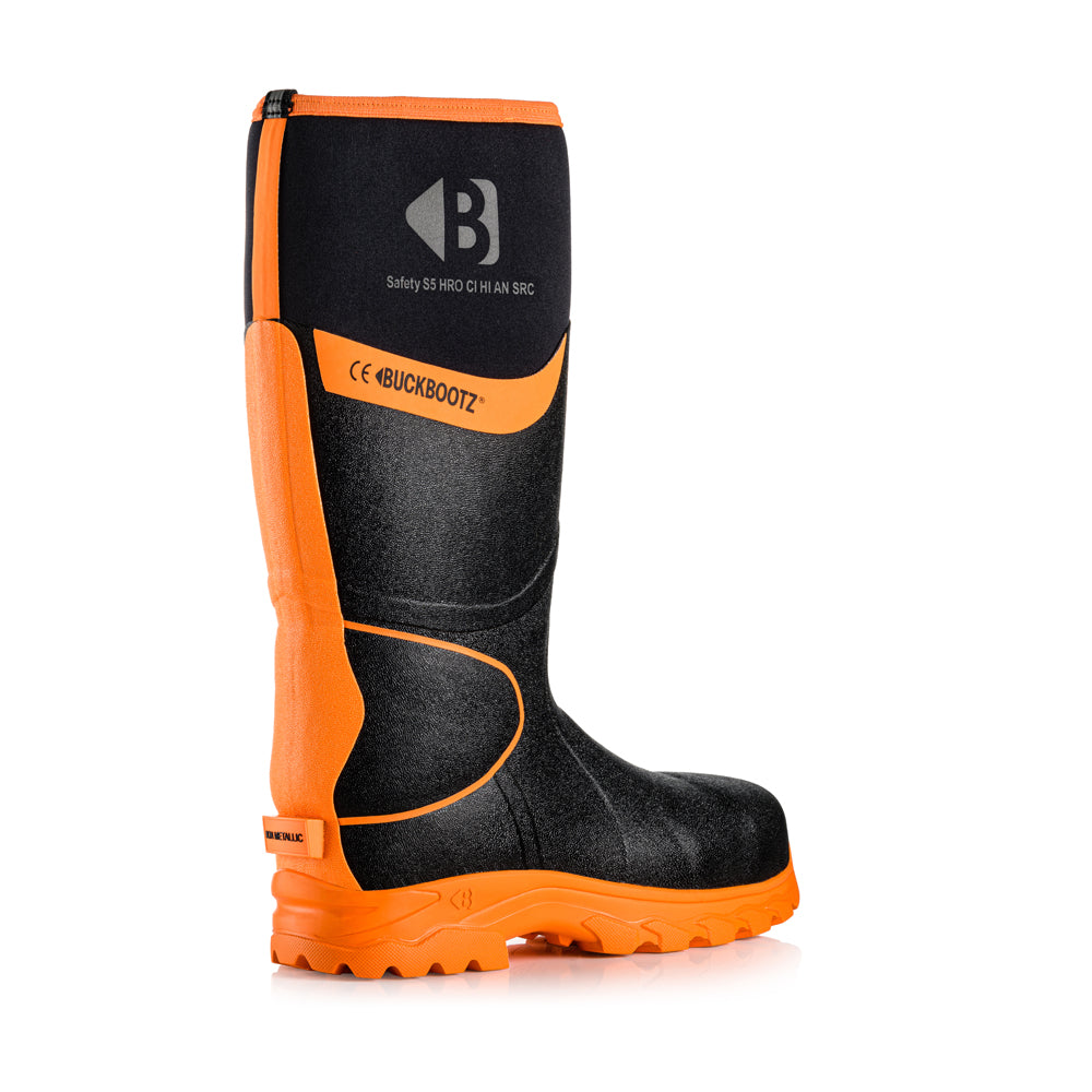 Buckler BBZ8000 S5 360° High Visibility Neoprene / Rubber Safety Wellington Boot with Ankle Protection - Premium WELLINGTON BOOTS from Buckler - Just £94.20! Shop now at workboots-online.co.uk