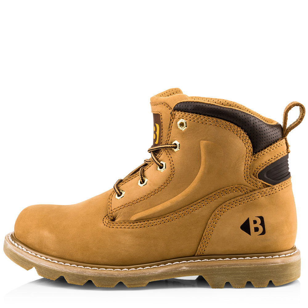Buckler B2800 Honey Goodyear Welted Non-Safety Lace Work Boot - Premium NON-SAFETY from Buckler - Just £93.85! Shop now at workboots-online.co.uk