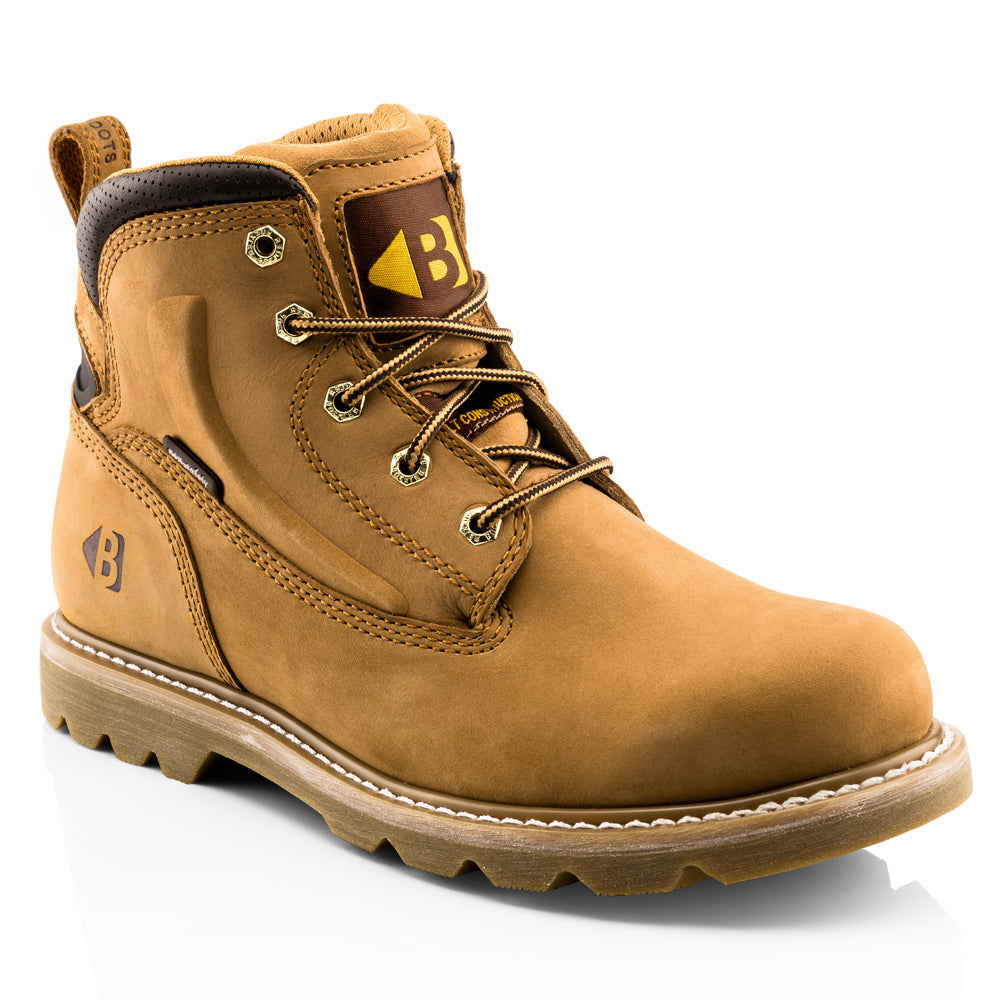 Buckler B2800 Honey Goodyear Welted Non-Safety Lace Work Boot - Premium NON-SAFETY from Buckler - Just £93.85! Shop now at workboots-online.co.uk