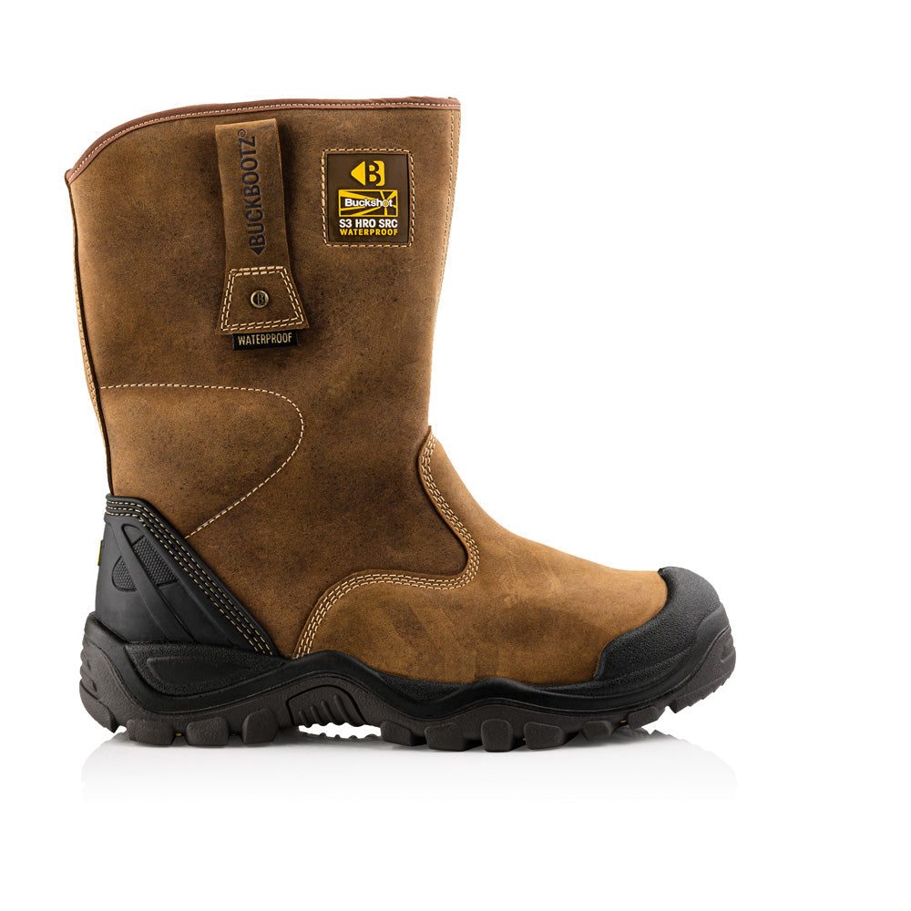 Buckler BSH010 S3 HRO SRC WRU Brown Safety Rigger Boot - Premium RIGGER BOOTS from Buckler - Just £102.25! Shop now at workboots-online.co.uk