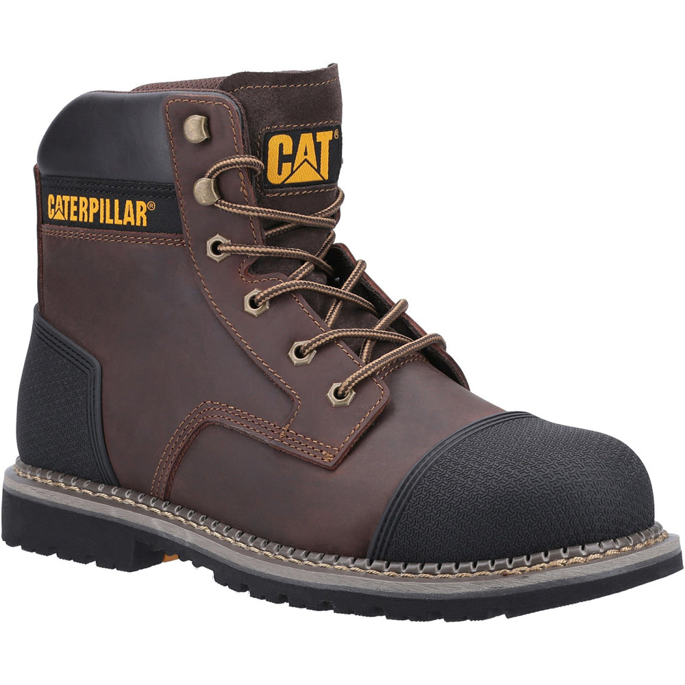 Caterpillar Cat Powerplant S3 Safety Work Boot with Scuff Cap - Premium SAFETY BOOTS from Caterpillar - Just £89.99! Shop now at workboots-online.co.uk