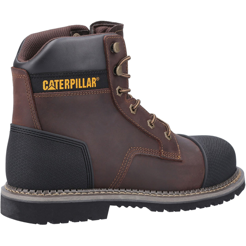 Caterpillar Cat Powerplant S3 Safety Work Boot with Scuff Cap - Premium SAFETY BOOTS from Caterpillar - Just £89.99! Shop now at workboots-online.co.uk