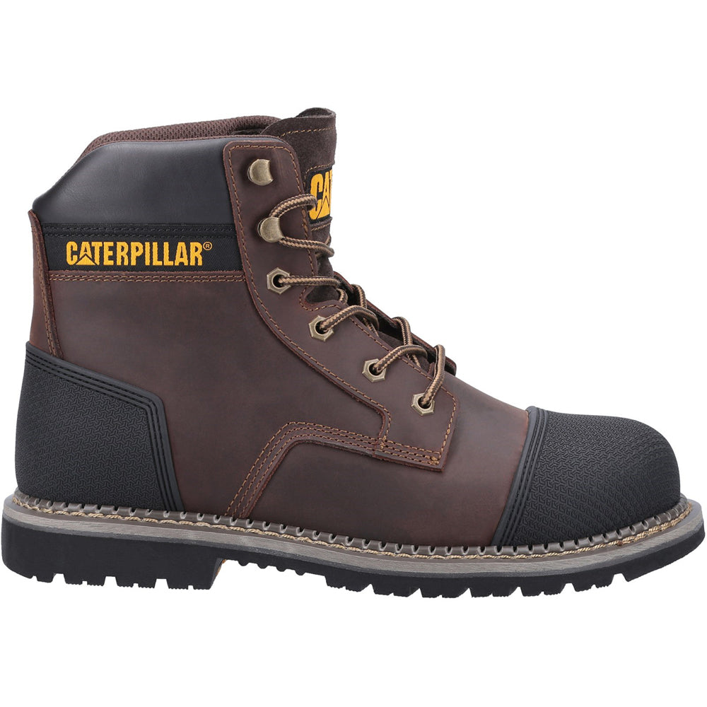 Caterpillar Cat Powerplant S3 Safety Work Boot with Scuff Cap - Premium SAFETY BOOTS from Caterpillar - Just £89.99! Shop now at workboots-online.co.uk