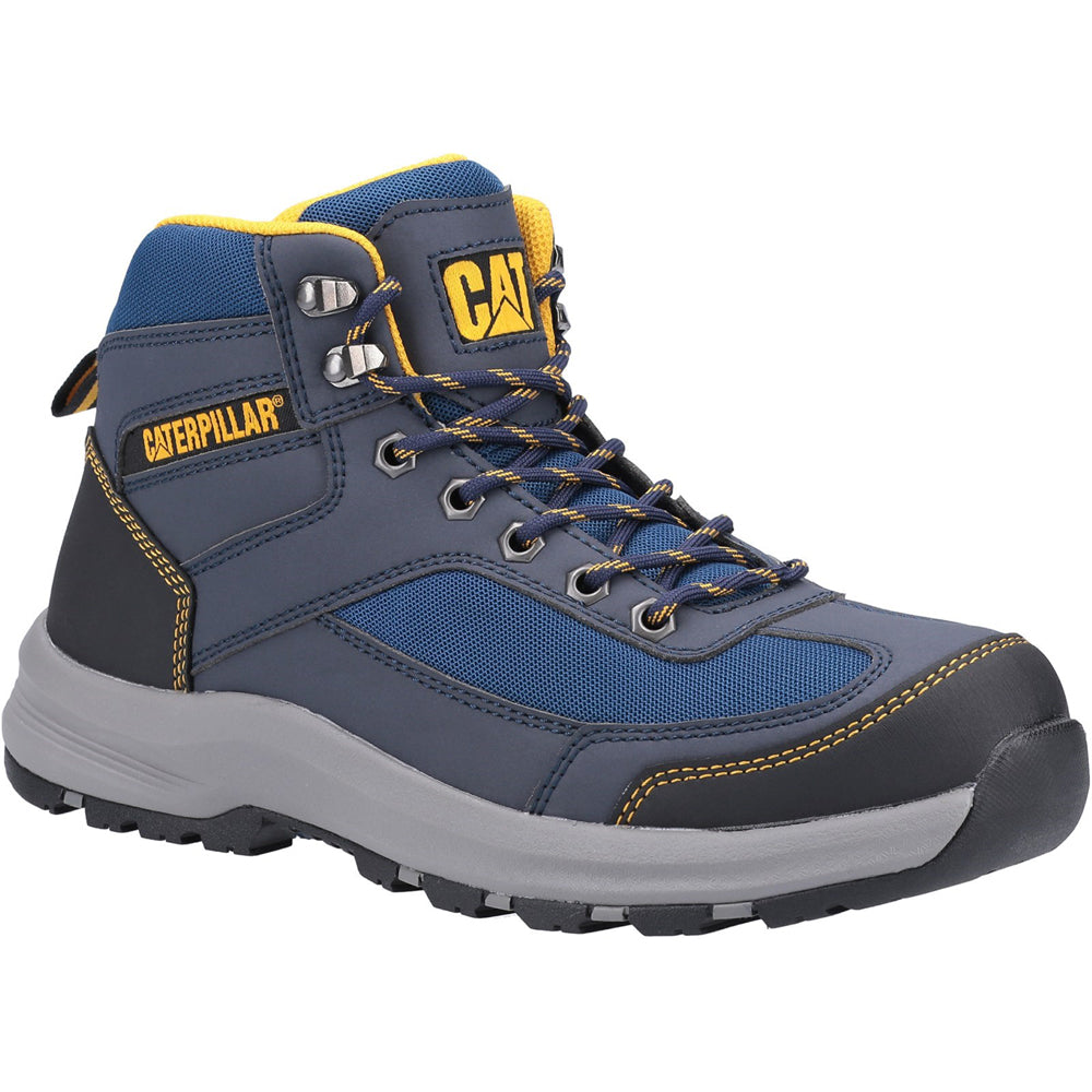 Caterpillar Cat Elmore Mid Safety Hiker Work Boot - Premium SAFETY HIKER BOOTS from Caterpillar - Just £81.45! Shop now at workboots-online.co.uk