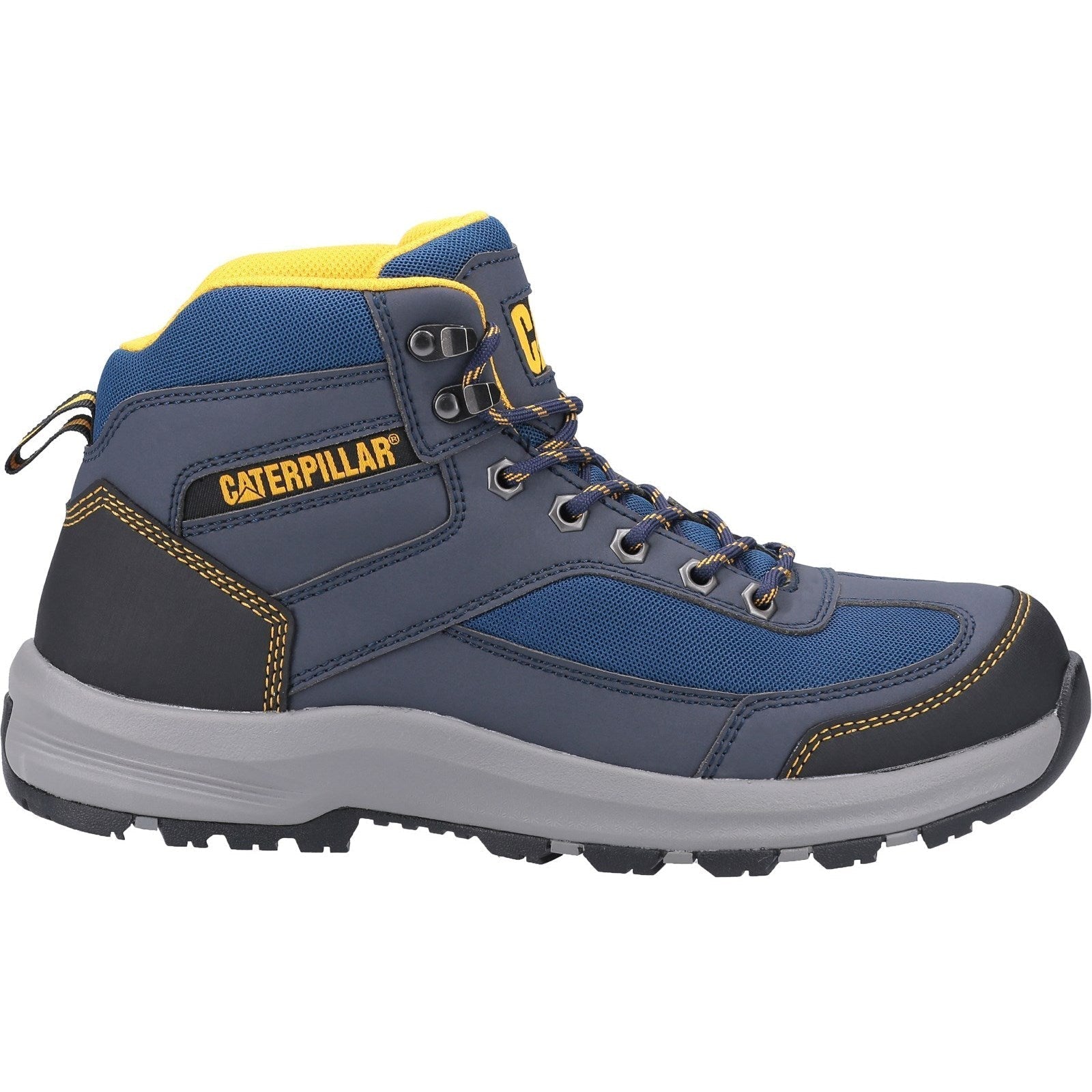 Caterpillar Cat Elmore Mid Safety Hiker Work Boot - Premium SAFETY HIKER BOOTS from Caterpillar - Just £81.45! Shop now at workboots-online.co.uk