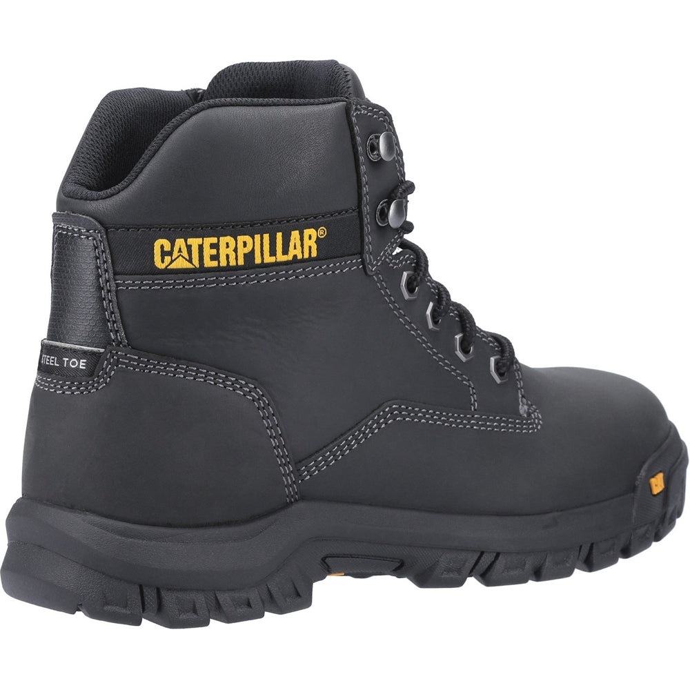 Caterpillar CAT Median S3 Lace Up Leather Safety Boot Water Resistant - Premium SAFETY BOOTS from Caterpillar - Just £95.99! Shop now at workboots-online.co.uk