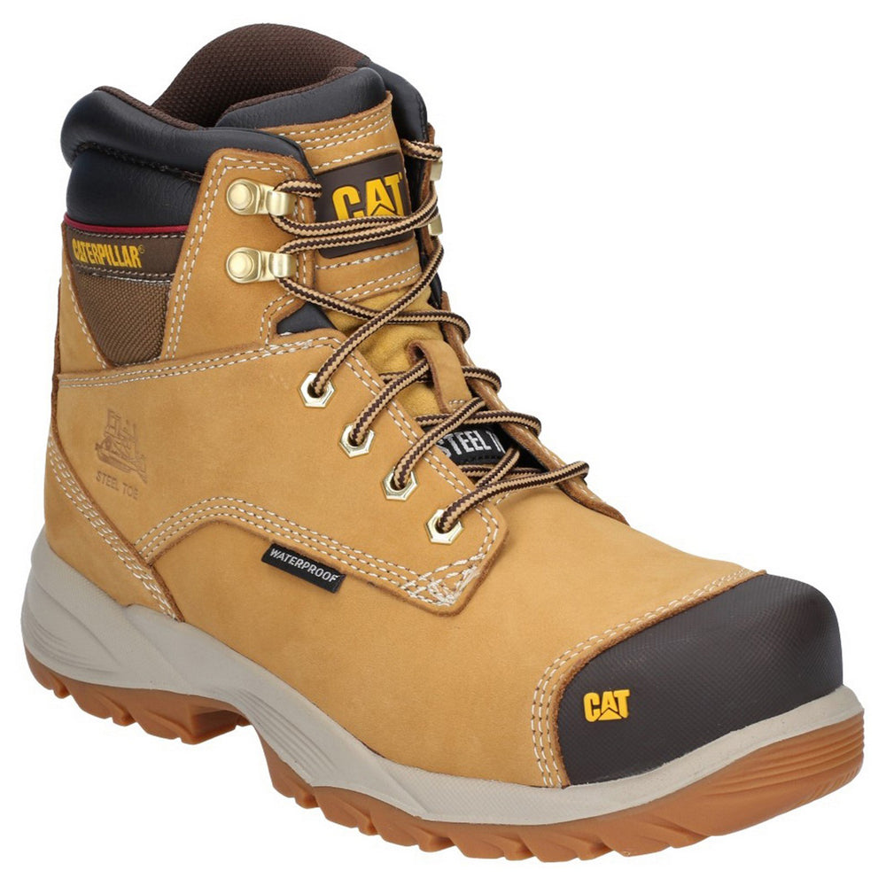 Caterpillar CAT Spiro Lace Up Waterproof Safety Work Boot - Premium SAFETY BOOTS from Caterpillar - Just £114.99! Shop now at workboots-online.co.uk