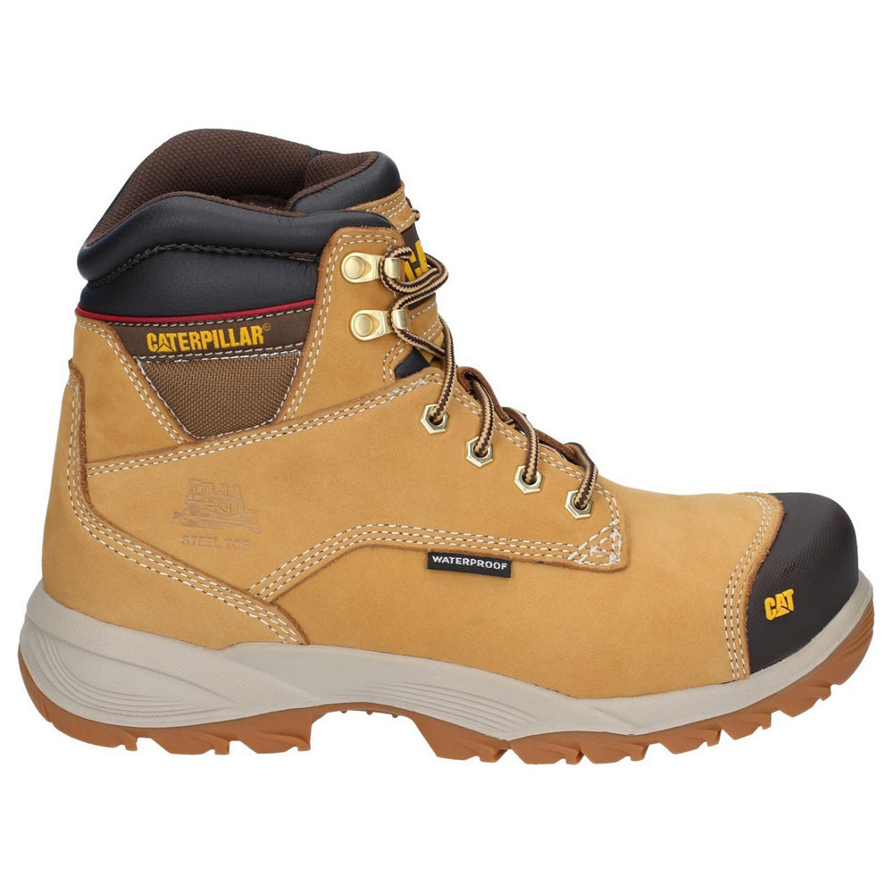 Caterpillar CAT Spiro Lace Up Waterproof Safety Work Boot - Premium SAFETY BOOTS from Caterpillar - Just £114.99! Shop now at workboots-online.co.uk