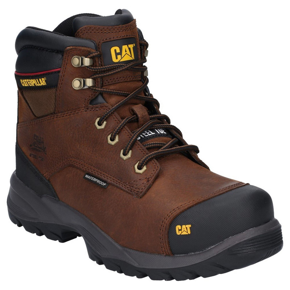 Caterpillar CAT Spiro Lace Up Waterproof Safety Work Boot - Premium SAFETY BOOTS from Caterpillar - Just £114.99! Shop now at workboots-online.co.uk