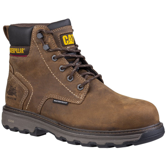 Caterpillar CAT Precision Waterproof Leather Safety Work Boot - Premium SAFETY BOOTS from Caterpillar - Just £117.99! Shop now at workboots-online.co.uk