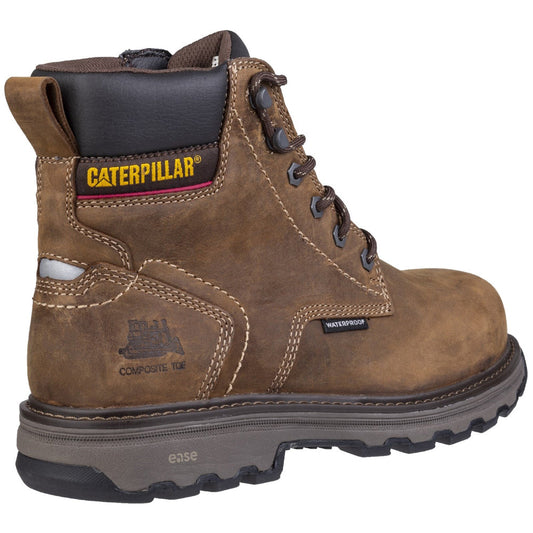 Caterpillar CAT Precision Waterproof Leather Safety Work Boot - Premium SAFETY BOOTS from Caterpillar - Just £117.99! Shop now at workboots-online.co.uk