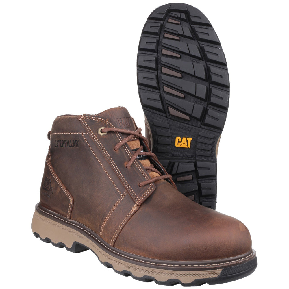 Caterpillar CAT Parker Steel Toe S1P HRC SRA Safety Work Boot - Premium SAFETY BOOTS from Caterpillar - Just £99.99! Shop now at workboots-online.co.uk