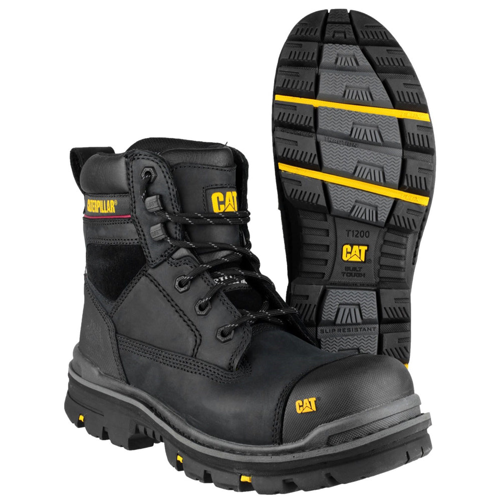 Caterpillar CAT Gravel 6" Safety Work Boot Water Resistant - Premium SAFETY BOOTS from Caterpillar - Just £126.99! Shop now at workboots-online.co.uk