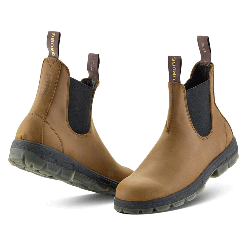 Grubs Cyclone Water-Repellent Leather Dealer Boot Non Safety - Premium NON-SAFETY from Grubs - Just £87.54! Shop now at workboots-online.co.uk