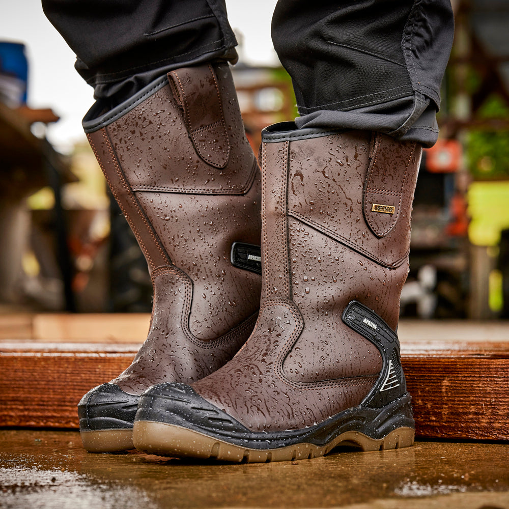 Apache AP305 Rigger Workwear Work Boot Shoe Steel Toe Cap - Premium RIGGER BOOTS from Apache - Just £49.69! Shop now at workboots-online.co.uk