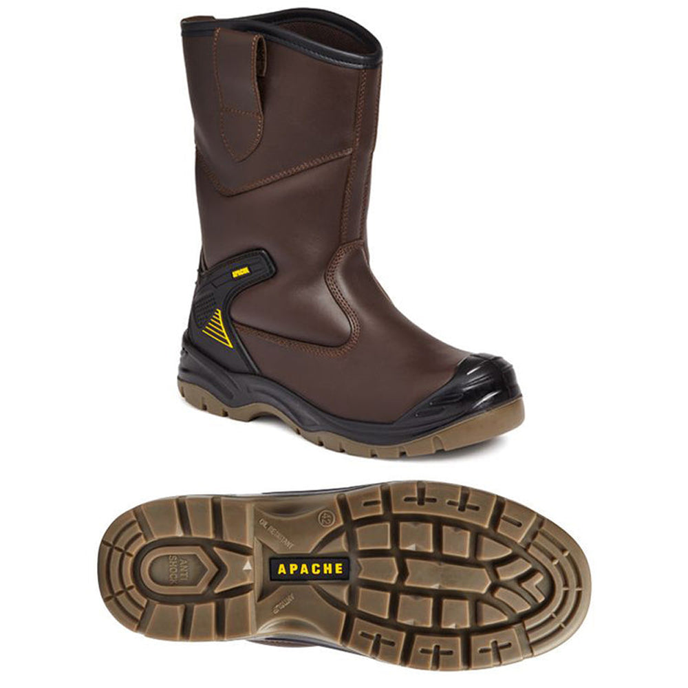 Apache AP305 Rigger Workwear Work Boot Shoe Steel Toe Cap - Premium RIGGER BOOTS from Apache - Just £49.69! Shop now at workboots-online.co.uk