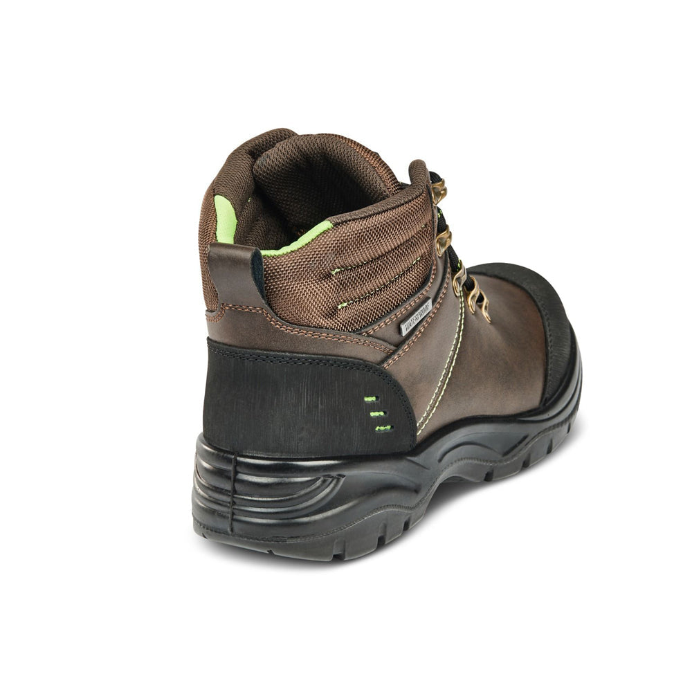 Apache Saturn Brown Waterproof Safety Work Boot - Premium SAFETY BOOTS from Apache - Just £40.75! Shop now at workboots-online.co.uk