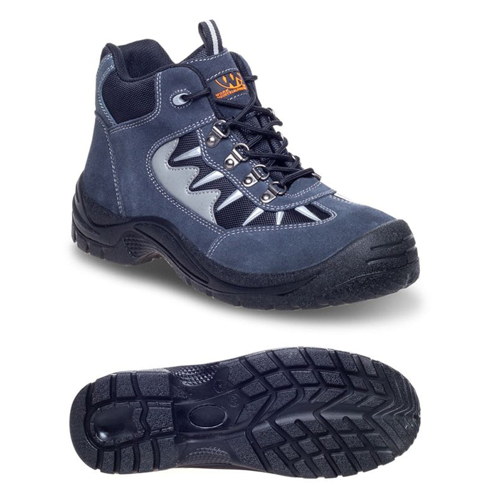 Worksite SS632SM Grey Suede Sports Safety Work Boot - Premium SAFETY BOOTS from Worksite - Just £25.72! Shop now at workboots-online.co.uk