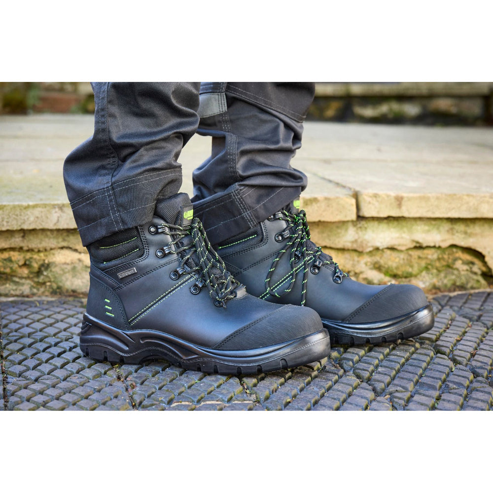 Apache Mars Black Waterproof Safety Work Boot - Premium SAFETY BOOTS from Apache - Just £40.75! Shop now at workboots-online.co.uk