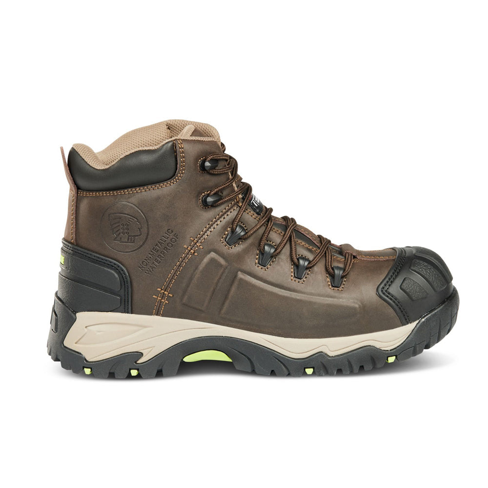 Apache Neptune Brown Non- Metallic Waterproof Safety Work Boot - Premium SAFETY BOOTS from Apache - Just £49.85! Shop now at workboots-online.co.uk