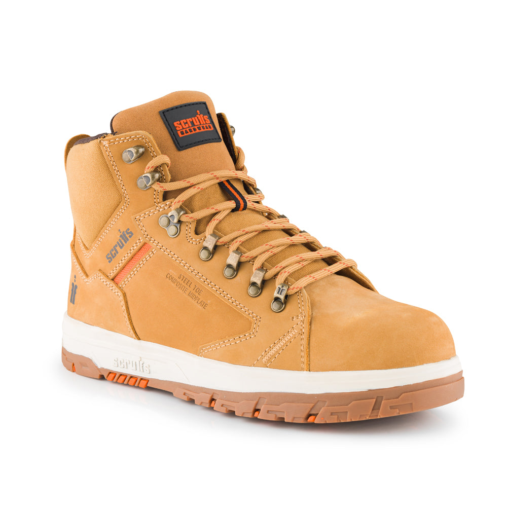 Scruffs Nevis Tan Leather Safety Work Boot - Premium SAFETY BOOTS from Scruffs - Just £48.99! Shop now at workboots-online.co.uk