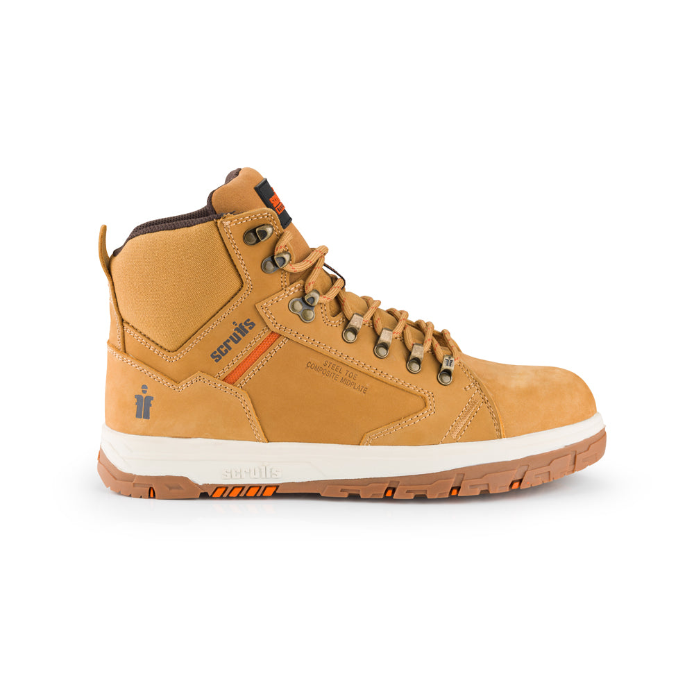 Scruffs Nevis Tan Leather Safety Work Boot - Premium SAFETY BOOTS from Scruffs - Just £48.99! Shop now at workboots-online.co.uk