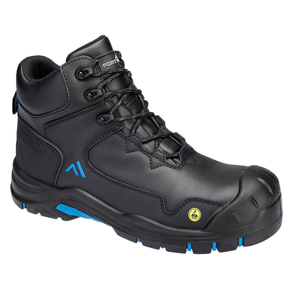 Portwest FC18 FX2 Apex Composite Mid Safety Work Boot S3S ESD HRO SR SC FO - Premium SAFETY BOOTS from Portwest - Just £41.36! Shop now at workboots-online.co.uk