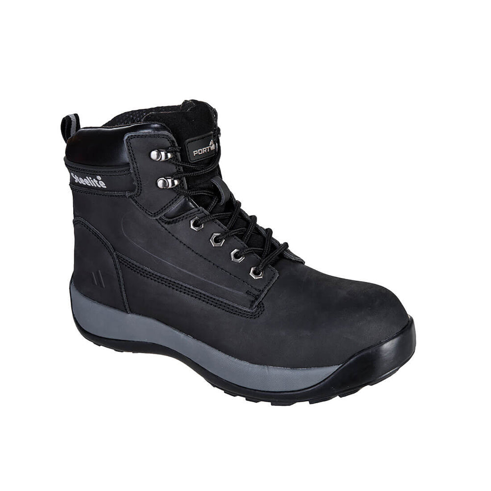 Portwest FW32 Steelite Construction Nubuck Boot S3 HRO - Premium SAFETY BOOTS from Portwest - Just £37.50! Shop now at workboots-online.co.uk