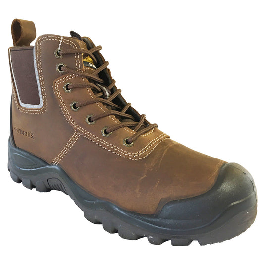 Buckler BHYB2 Anti-Scuff Safety Work Boots Brown Sizes 6-13 Mens Dealer Brown or Honey - Premium SAFETY BOOTS from Buckler - Just £49.99! Shop now at workboots-online.co.uk