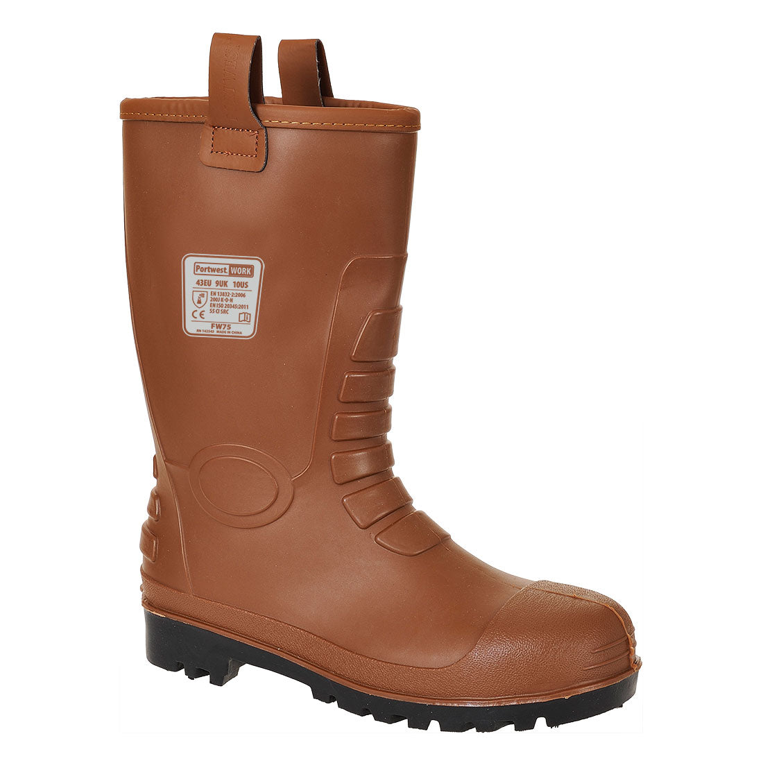 Portwest FW75 Neptune Fur Lined Waterproof Rigger Low Wellington Boot S5 CI - Premium RIGGER BOOTS from Portwest - Just £20.71! Shop now at workboots-online.co.uk