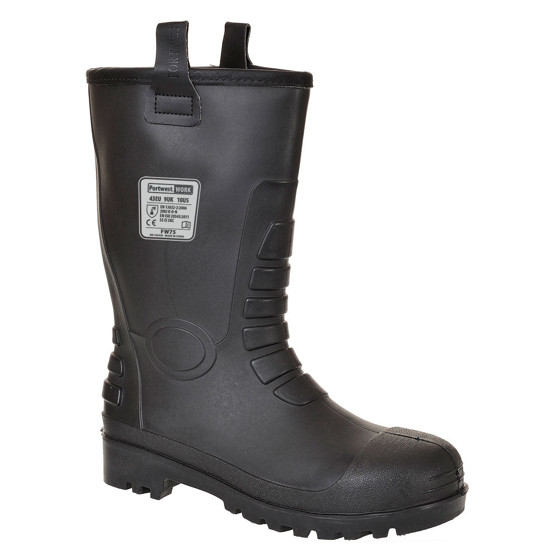 Portwest FW75 Neptune Fur Lined Waterproof Rigger Low Wellington Boot S5 CI - Premium RIGGER BOOTS from Portwest - Just £20.71! Shop now at workboots-online.co.uk