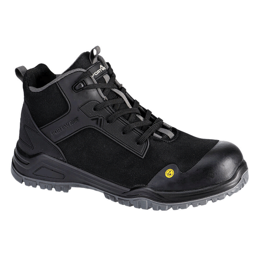 Portwest FE01 FX2 Bevel Composite Mid Boot S3S ESD SR FO - Premium SAFETY BOOTS from Portwest - Just £39.29! Shop now at workboots-online.co.uk