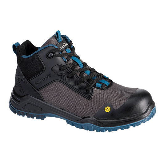 Portwest FE01 FX2 Bevel Composite Mid Boot S3S ESD SR FO - Premium SAFETY BOOTS from Portwest - Just £39.29! Shop now at workboots-online.co.uk